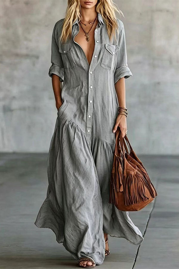 Cloud-Soft Shirt Dress: A Timeless Silhouette