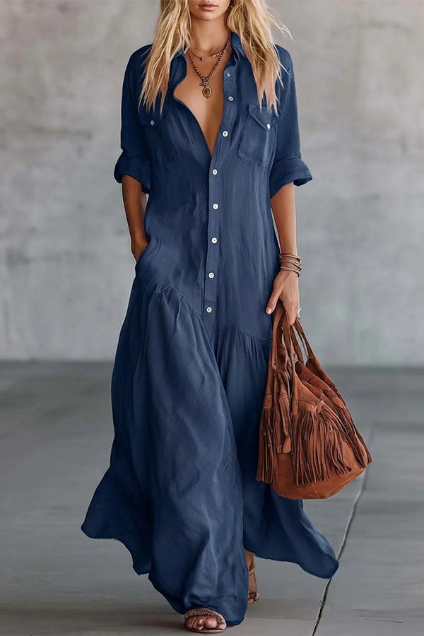 Cloud-Soft Shirt Dress: A Timeless Silhouette