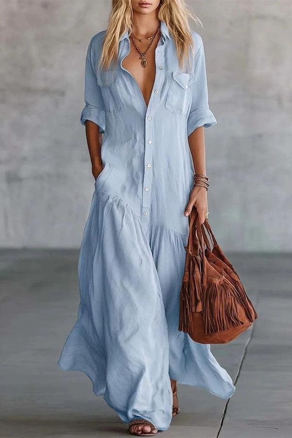 Cloud-Soft Shirt Dress: A Timeless Silhouette